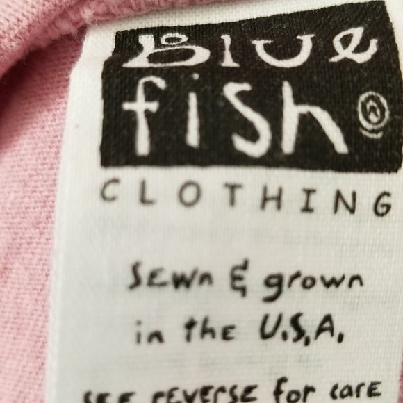 Bluefish Clothing Set, Top and Pant in XL - Hand painted - Picture 4 of 5